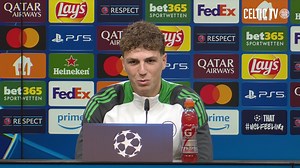 🎙Arne Engels also spoke with the media ahead of #DortmundCeltic Watch his full media conference #UCL | | #CelticFC🍀 | Celtic FC
