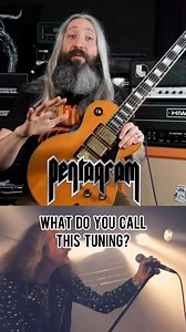210K views · 2.4K reactions | What do you call this tuning? First used by Victor Griffin around ‘83 in Death Row and Pentagram (official), this octave tuning gives songs like All Your Sins and Death Row their exceptional heaviness for the era. Bb-Ab-Db-Gb-Bb-eb #pentagram #bobbyliebling #victorgriffin #doommetal | Does It Doom | Facebook