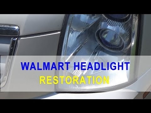Walmart Headlight Restoration