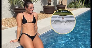 Paolla Oliveira mostra obra em mansão e piscina rouba a cena: 'Maior que a sala da Ana Hickmann'