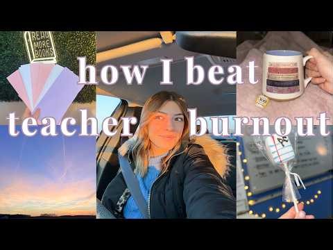 TEACHER VLOG | full day as a teacher avoiding burnout!