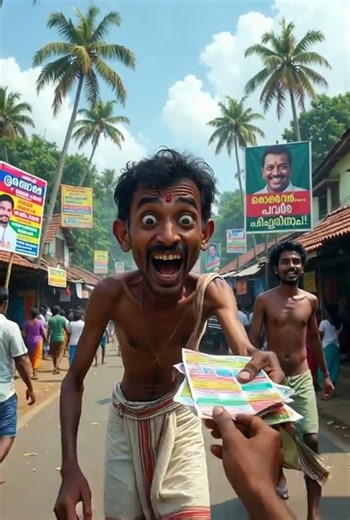 The Over-Excited Campaigner 🤣 | Kerala Election Comedy #Shorts