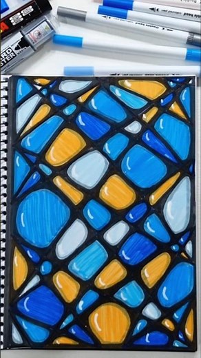 Isso é só uma capa… ou já virou arte abstrata? 👀🎨 #arteducation #abstractart
