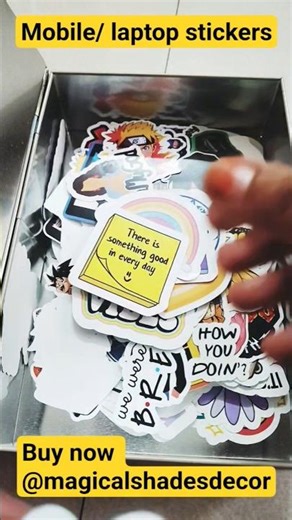 Trendy New stickers for mobile or laptop #sticker#trending#asthetic#bangalore#decor#mobilesticker#dm