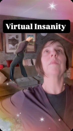 PlateLunchDance on Instagram: "20260207 Thank you for suggesting this song!!! Virtual insanity has a brilliant music video and I do not intend to compete with it. Instead, I’ve created my own rotating reality. #danceitout #virtualinsanity #jamiroquai #specialrequest #illusion"