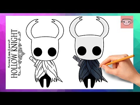 How To Draw Hollow Knight - The Knight | Easy Drawing Tutorial