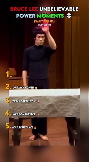 Bruce Lee Unbelievable Moments 😱 | Legendary Skills #shorts #brucelee #kungfu