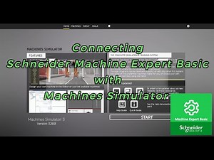 Connecting Schneider Machine Expert Basic with Machines Simulator
