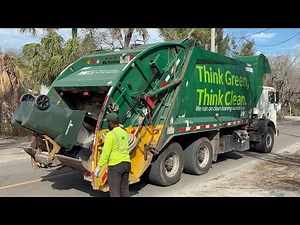 Waste Management's Last Day in Sarasota County - Garbage Truck Compilation