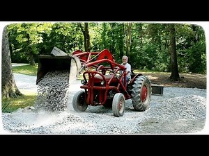 Antique Classic Ferguson TO30 Tractor Working