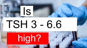 Is TSH 3 6.6 high, normal or dangerous? What does Thyroid stimulating hormone level 6.6 mean?