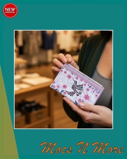 Zippered Card Wallet - Hummingbird