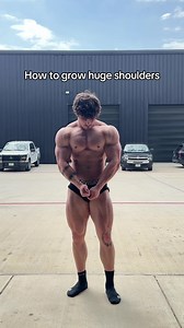 How to grow you shoulders #gym #bodybuilding #aesthetic #trainhard #fyp