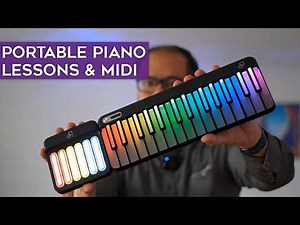 PopuPiano - a portable piano teacher that's also a MIDI keyboard for your DAW or synthesizer