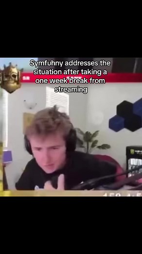 Symfuhny addresses the breakup after taking a long break from streaming #symfuhny #brookeab #fyp #foryou
