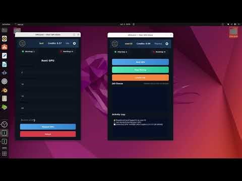 GPULend Demo, a collaborative hardware sharing app