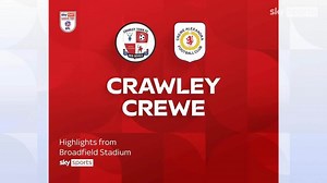 Crawley 0-1 Crewe