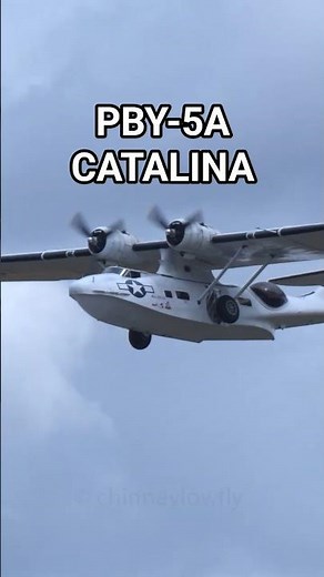 PBY-5A Catalina Departs RIAT 2025 — Crew Waves Goodbye!