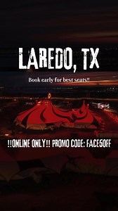 Be our VALENTINE? 😈LAREDO, TX🔥NEW 2025 Paranormal Cirque! SECURE your tickets in advance to ENSURE your SPOT at the most IN DEMAND SHOW OF THE CENTURY!📍The Outlet Shoppes at Laredo TICKETS AVAILABLE NOW ONLINE! Also available on site or call us at 941-704-8572! 🗯Strobe lights used in this performance. Save $5 per ticket! USE PROMO CODE: FACE5OFF 🎪Under the stunning Black & White Big Top Tent 🌦Climate controlled 💸Cash only event ⏱2hr event 🚨RATED R ‼️Accessible seating available by callin