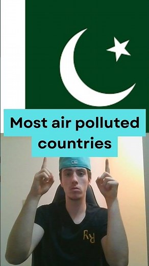 Top 10 Most Air Polluted Countries (Updated 2026) #shorts
