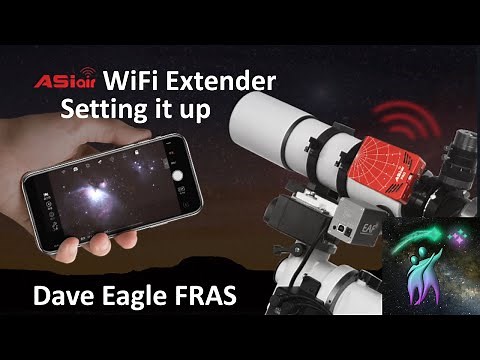 Setting up the Vonets ASIAIR WiFi Extender to work on your home network.
