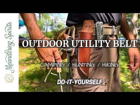 How to Build Your Own Camping Utility / Tool Belt [DIY]