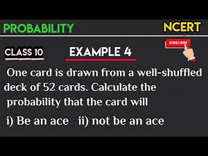 One card is drawn from a well-shuffled deck of 52 cards. Calculate the\rprobability that the card
