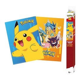 Pokemon Set 2 Chibi Posters 52 x 38 cm - Colourful Characters
