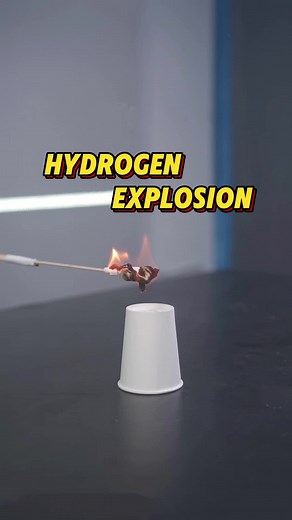 Magnified Hydrogen Explosion Experiment Explained
