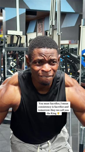 You must Sacrifice, I mean consistency is Sacrifice and tomorrow they we call you the king 🤷‍♂️#frpシ @coach rickie 🇺🇬 @Uganda Bodybuilding Federation @Musclemania💪Central🇺🇬Ug @Suplex Gym TV @AFRO PARK HEALTH CLUB