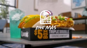 The NEW Triple Double Crunchwrap Box. All mains. No sides. Just $5. | Taco Bell