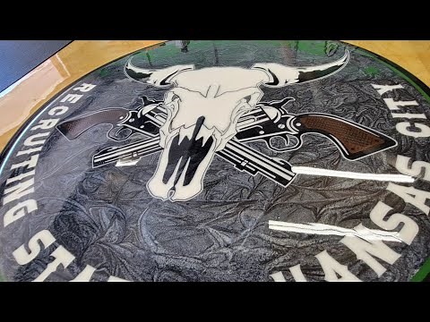 36 INCH EPOXY INLAY WITH 5+ COLORS!