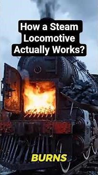 How a Steam Locomotive Actually Works?