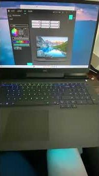 Dell G7 7700 keyboard lights adjustment / customized