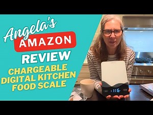 BEST Chargeable Digital Kitchen Food Scale (AMAZON REVIEW) #amazonfinds