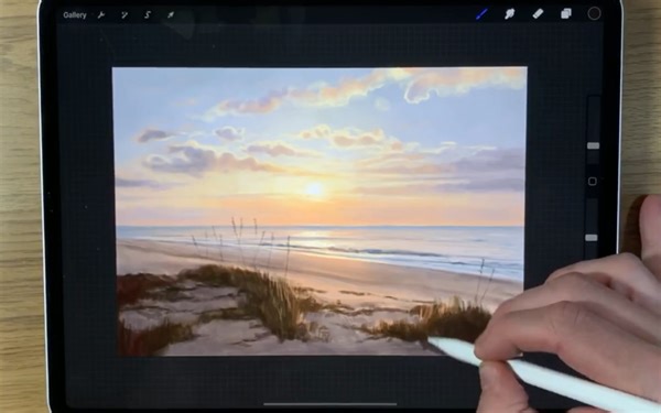 【procreate】沙滩与海边——James julier