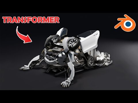 Toyota Corolla Transformer + Breakdown (Blender)