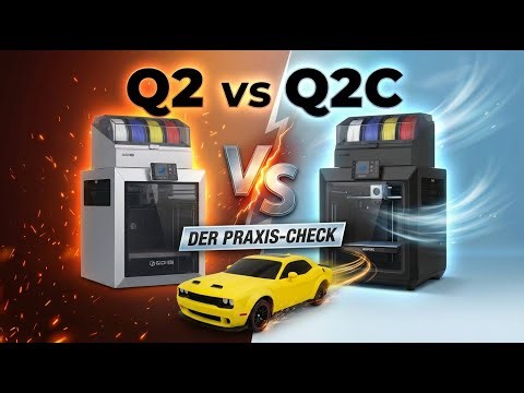 QIDI Q2 vs Q2C: Praxis-Test mit RC-Projekt (DKS Pro)
