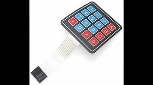 SKU4425 Teclado flexible Matriz Array 4 x 4 16 teclas para Arduino AVR/PIC | Electronica-cyber