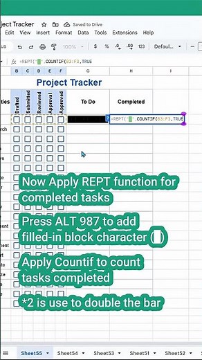 Track progress in more dynamic way #excel #exceltips #exceltutorial