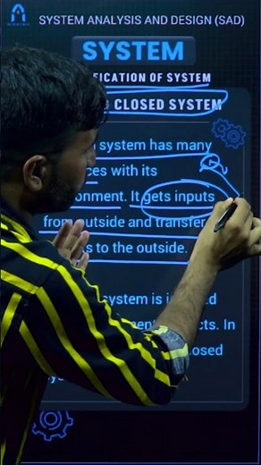 Open and Closed System | system analysis and design | rpsc programmer 2023 #shorts #sampatsir