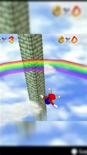 Perfect Wing Cap Run Super Mario 64 #shorts #speedrun #gaming