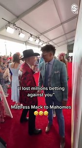 6.7K views · 9.8K reactions | Throwback to I ran into Patrick Mahomes at the Kentucky Derby and told him I once bet against him and lost millions. He just smiled and said, ‘Never bet against me.’ Lesson learned—the hard way!  | Jim Mcingvale | Facebook