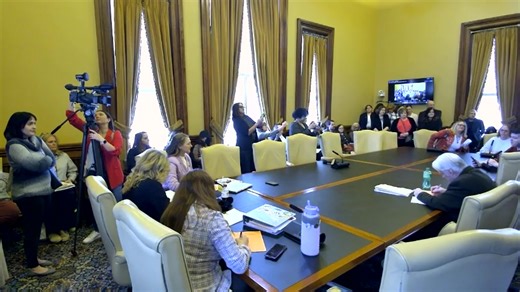 Subcommittee on bill regarding schools IDs being used as public library cards and book mobiles stopping on school property. | The Iowa Standard