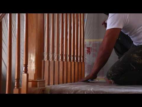 How to Paint a Stained Railing - Peak Pro Painting - Denver, Colorado