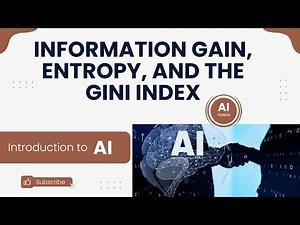 5.6 How Decision Trees Split Data | Information Gain, Entropy, and the Gini Index Explained