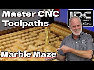 Making a CNC Marble Maze? ...Best Toolpath Methods!