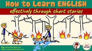 How to Learn English effectively through short stories (4 skills)