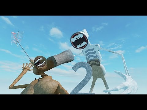 ROBLOX ANIMATION Trevor Henderson. Great Mother Megaphone VS Megahorn
