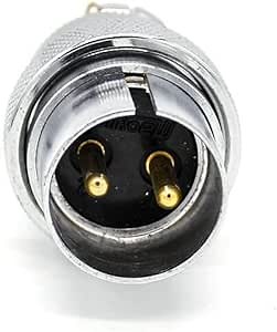 Elecbee GX25 Connector 2 Pin Aviation Connector Straight Cable Plug